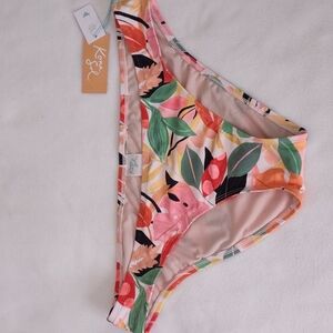 New Floral Bikini Bottom Size L